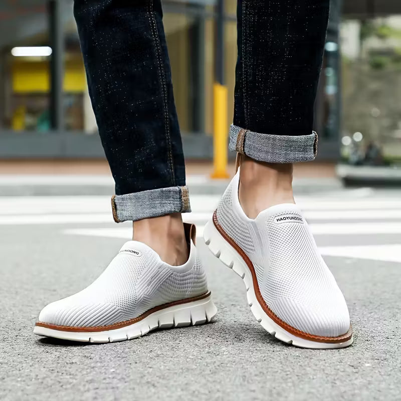 Men's Trendy Knitted Breathable Walking Shoes