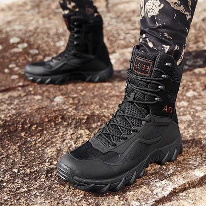 High-Top Jungle Combat Boots Cross-Border Delta Hiking Shoes
