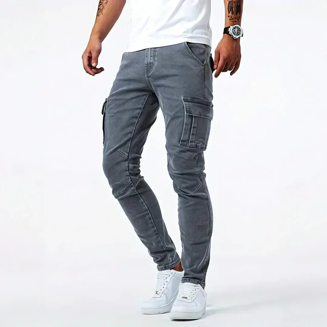 Elhart London Cargo Denim Jeans